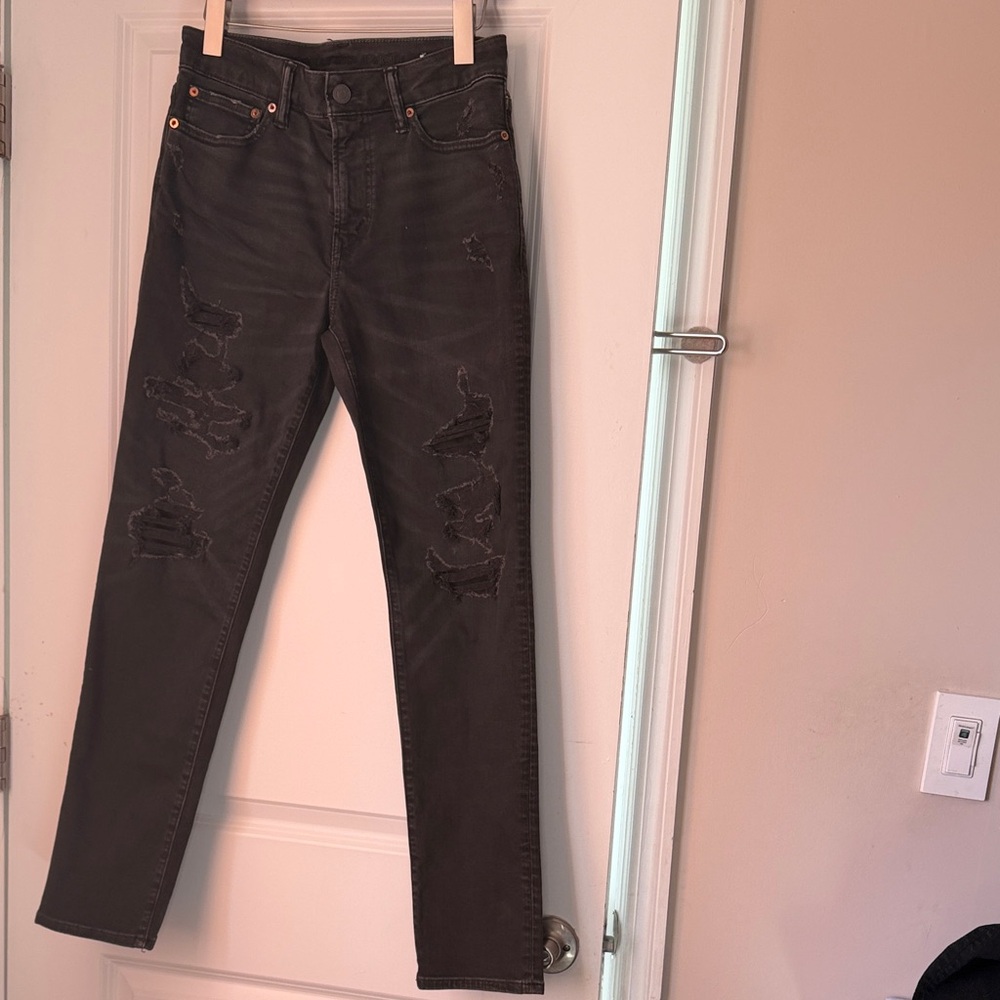 Same Distressed Black Jeans